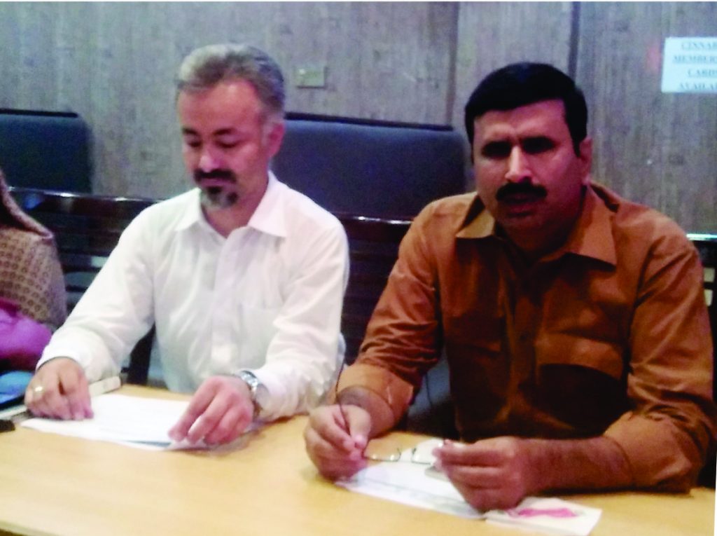 این آر ایس پی کے زیر اہتمام لیگل امپاور منٹ پراجیکٹ کا اجلاس