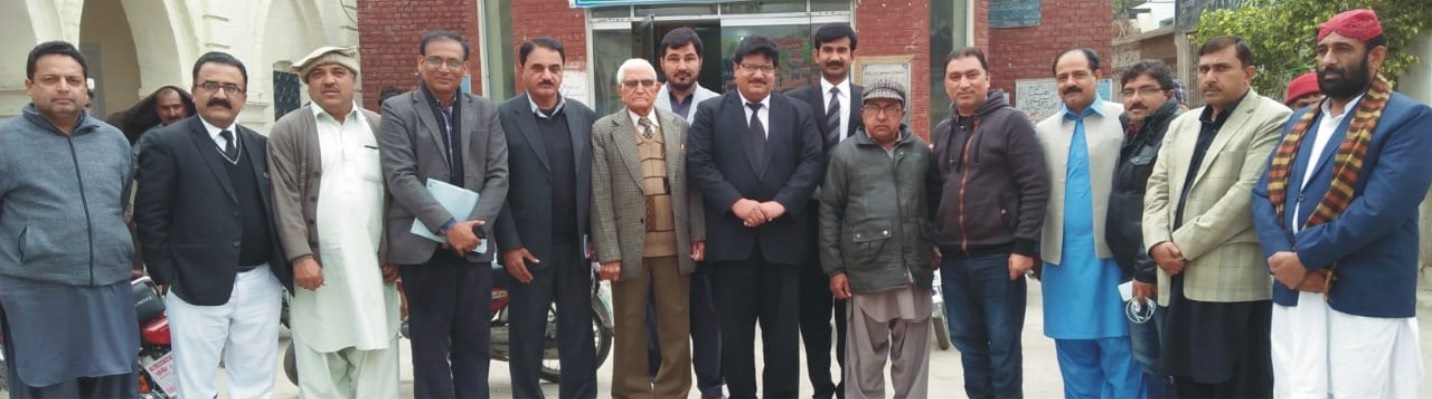 بہاولپور بار ایسوسی ایشن کابینہ کی بہاولپور یونین آف جرنلسٹ سے ملاقات