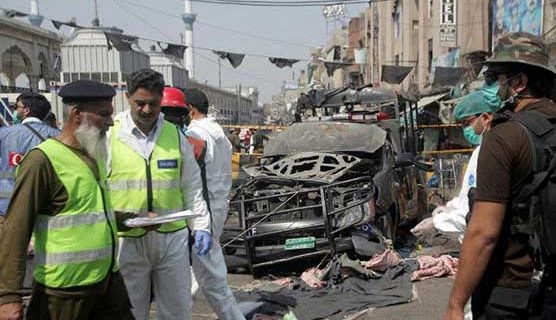 داتا دربار لاہور کے قریب خودکش حملہ